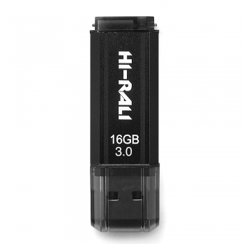 Накопичувач 3.0 USB 16GB Hi-Rali Stark серія чорний