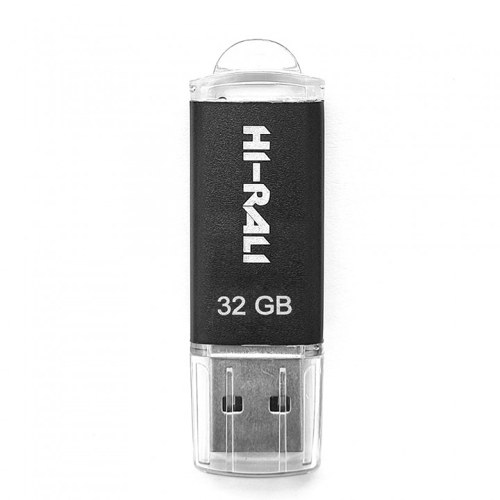 Накопичувач USB 32GB Hi-Rali Rocket серiя чорний