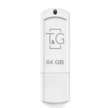 Накопичувач USB 64GB T&G Classic серiя 011 білий