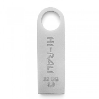 Накопичувач 3.0 USB 32GB Hi-Rali Shuttle серiя срібло