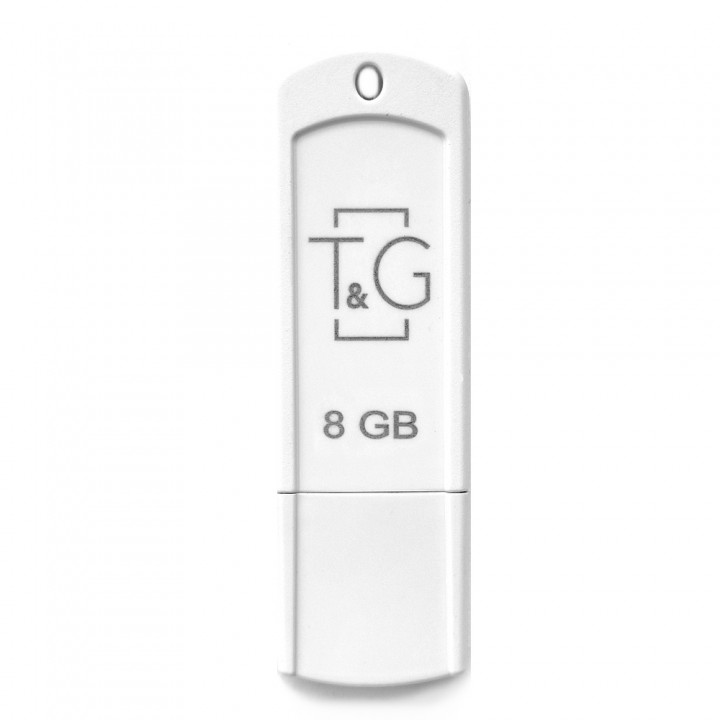 Накопичувач USB 8GB T&G Classic серiя 011 білий