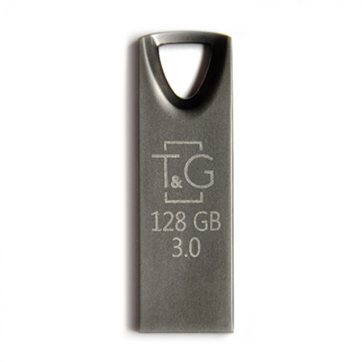 Накопичувач 3.0 USB 128GB T&G металева серія 117 чорний