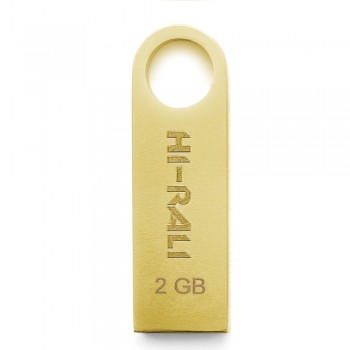 Накопичувач USB 2GB Hi-Rali Shuttle серiя золото