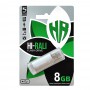 Накопичувач USB 8GB Hi-Rali Rocket серiя срібло