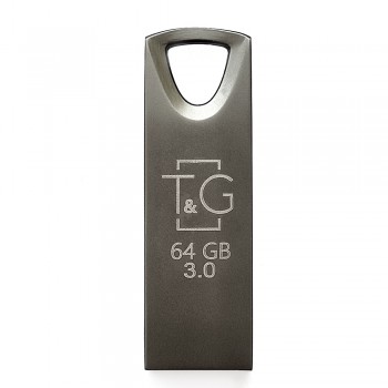 Накопичувач 3.0 USB 64GB T&G металева серія 117 чорний