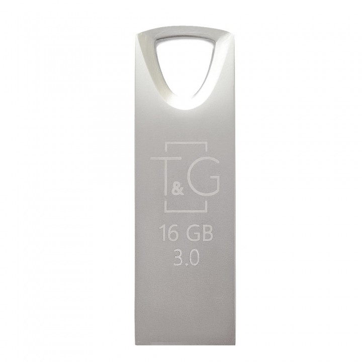 Накопичувач 3.0 USB 16GB T&G металева серія 117 срібло