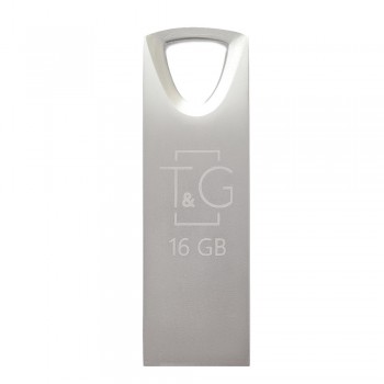Накопичувач USB 16GB T&G металева серія 117 срібло