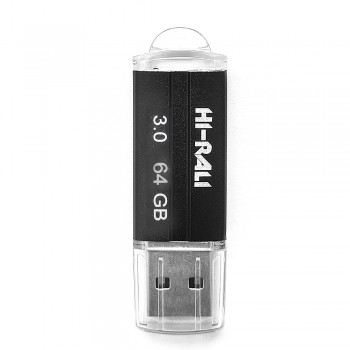 Накопичувач 3.0 USB 64GB Hi-Rali Corsair серiя чорний