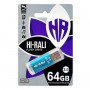 Накопичувач 3.0 USB 64GB Hi-Rali Rocket серiя синій