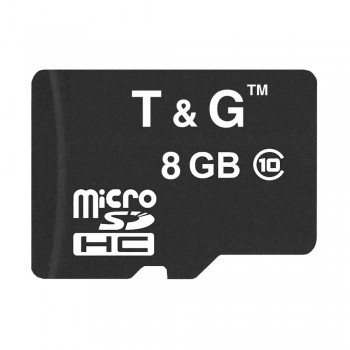 Карта пам'яті microSDHC 8GB class 10 T&G (без адаптера)