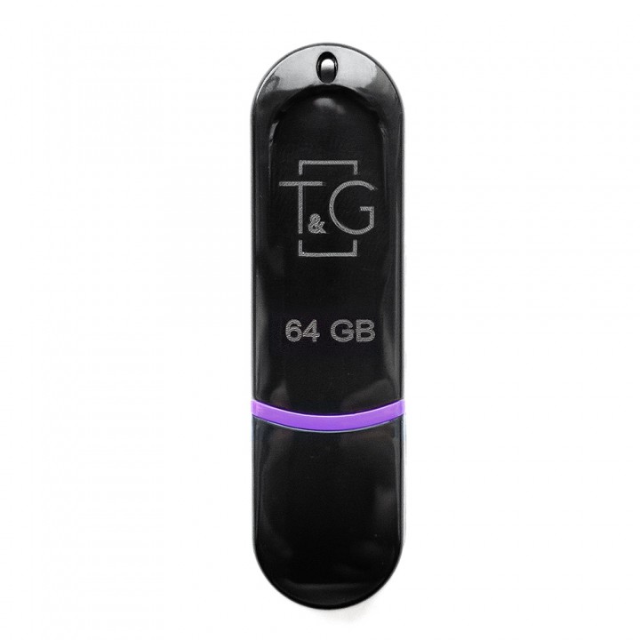 Накопичувач USB 64GB T&G Jet серiя 012 чорний