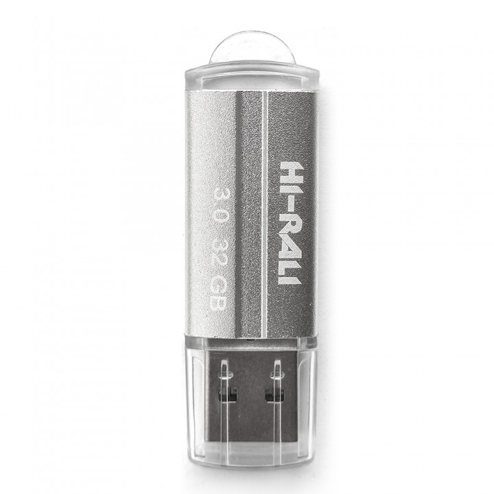 Накопичувач 3.0 USB 32GB Hi-Rali Corsair серiя срібло