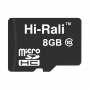 Карта пам'яти microSDHC 8GB class 10 Hi-Rali (без адаптера)