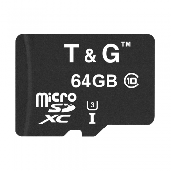 Карта пам'яти microSDXC (UHS-3) 64GB class 10 T&G (без адаптера)