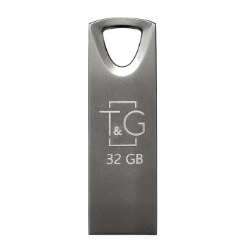 Накопичувач USB 32GB T&G металева серія 117 чорний