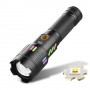 Фонарь NIGHT VISION FLUORESCENCE X83 WHITE LASER LED PM30-TG, 1х26650, power bank, индикация заряда, ЗУ