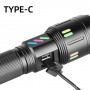 Фонарь NIGHT VISION FLUORESCENCE X83 WHITE LASER LED PM30-TG, 1х26650, power bank, индикация заряда, ЗУ