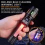 Ліхтар NIGHT VISION FLUORESCENCE 530-2-TG+COB(white+red+blue), Li-Ion аккум., ЗУ Type-C, індикація заряду, zoom