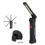 Ліхтар WORKLIGHT-W52-SMD+COB (white+red), Li-Ion акумулятор, поворот180º+180º, магніт, затискач, гак, ЗУ microUSB