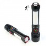 Ліхтар NIGHT VISION FLUORESCENCE PLD-2307 WHITE LASER LED PM10-TG+COB(red+blue+yellow), Motion Sensor, Li-Ion акумулятор, power