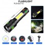 Фонарь NIGHT VISION FLUORESCENCE 623-TG+COB, Li-Ion аккум., ЗУ Type-C, индикация заряда, zoom