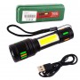 Фонарь NIGHT VISION FLUORESCENCE 623-TG+COB, Li-Ion аккум., ЗУ Type-C, индикация заряда, zoom