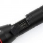 Фонарь PLD-231 WHITE LASER LED PM10-TG+COB(white+red), 1х18650, power bank, индикация заряда, ЗУ Type-C,