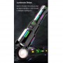 Ліхтар NIGHT VISION FLUORESCENCE W515-PM10-TG, індикація заряду, 1x18650, ЗУ Type-C, zoom, Box