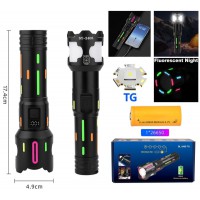 Ліхтар NIGHT VISION FLUORESCENCE BL-2405-TG, 1x26650, power bank, індикація заряду, ЗУ Type-C, zoom