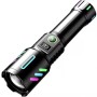 Фонарь NIGHT VISION FLUORESCENCE 1143-WHITE LASER LED PM10-TG, 1x18650, power bank, ЗУ Type-C, zoom