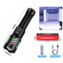 Ліхтар NIGHT VISION FLUORESCENCE 1143-WHITE LASER LED PM10-TG, 1x18650, Power bank, ЗУ Type-C, zoom