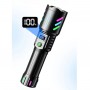 Фонарь NIGHT VISION FLUORESCENCE 1143-WHITE LASER LED PM10-TG, 1x18650, power bank, ЗУ Type-C, zoom