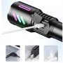 Фонарь NIGHT VISION FLUORESCENCE 1143-WHITE LASER LED PM10-TG, 1x18650, power bank, ЗУ Type-C, zoom