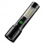 Ліхтар PLD-603 WHITE LASER LED PM10-TG+18SMD (white+red), Li-Ion акумулятор, індикація заряду, ЗУ Type-C, zoom, Box