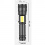 Фонарь PLD-P815 WHITE LASER LED PM10-TG+COB(white+red), 1х18650, power bank, индикация заряда, ЗУ Type-C,