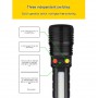 Фонарь PLD-H005-3PM10-TG(white+yellow+red)+14SMD, Li-Ion аккум., индикация заряда, ЗУ Type-C, zoom, Box