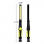 Фонарь WORKLIGHT W55-COB, Li-Ion аккум., поворот180?+180?, магнит, индикация заряда, ЗУ microUSB