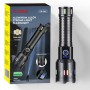 Ліхтар NIGHT VISION FLUORESCENCE CB-G62-TG, індикація заряду, powerbank, 1x26650/3xAAA, ЗУ Type-C, zoom, Box