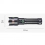 Ліхтар NIGHT VISION FLUORESCENCE CB-G62-TG, індикація заряду, powerbank, 1x26650/3xAAA, ЗУ Type-C, zoom, Box