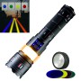 Фонарь NIGHT VISION FLUORESCENCE AK178-WHITE LASER LED PM60-TG+COB, 8x18650 3.7V, power bank, ЗУ Type-C, zoom,