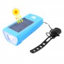 Велодзвінок + фара FY-316-XPE, сонячна батарея, виносна кнопка, Waterproof, Li-Ion акумулятор, ЗУ mircoUSB