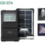 Портативная станция для зарядки GD 07A с солнечной панелью