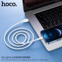 Кабель Hoco X-series X61 Ultimate silicone charging data cable for iP (L=1M), White