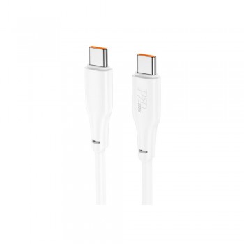 Кабель Hoco X-series X93 Force 100W fast charging data cable Type-C to Type-C(L=1M), White