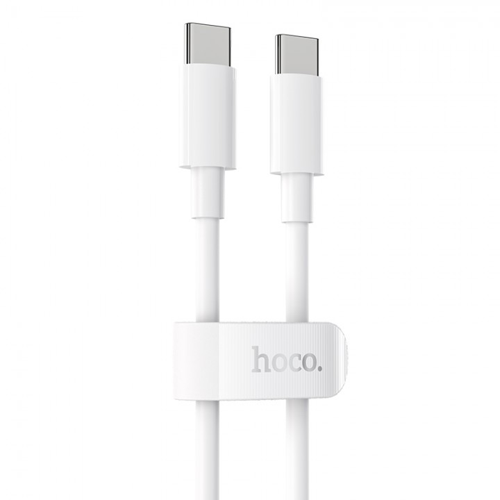 Кабель Hoco X-series X51 High-power 100W charging data cable Type-C to Type-C(L=2M), White