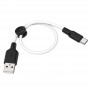 Кабель Hoco X-series X21 Plus Silicone charging cable for Type-C(L=0.25M), Black and White