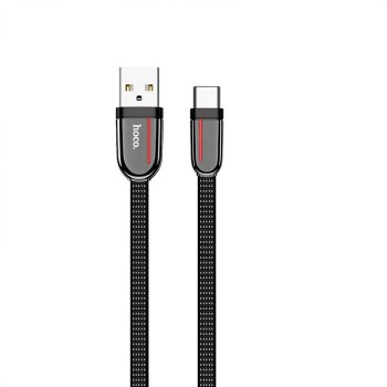 Кабель Hoco U-series U74 Grand charging data cable for Type-C (L=1.2M), Black