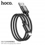 Кабель Hoco X-series X89 Wind charging data cable iP (unpackaged) (L=1M), Black-