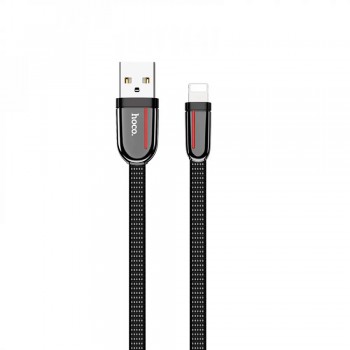 Кабель Hoco U-series U74 Grand charging data cable for iP (L=1.2M), Black