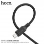 Кабель Hoco X-series X90 Cool silicone charging data cable for Micro (L=1M), Black